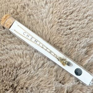 Santa Barbara Design Studio Smoke Gray Crystal Necklace Chemistry Collection NEW